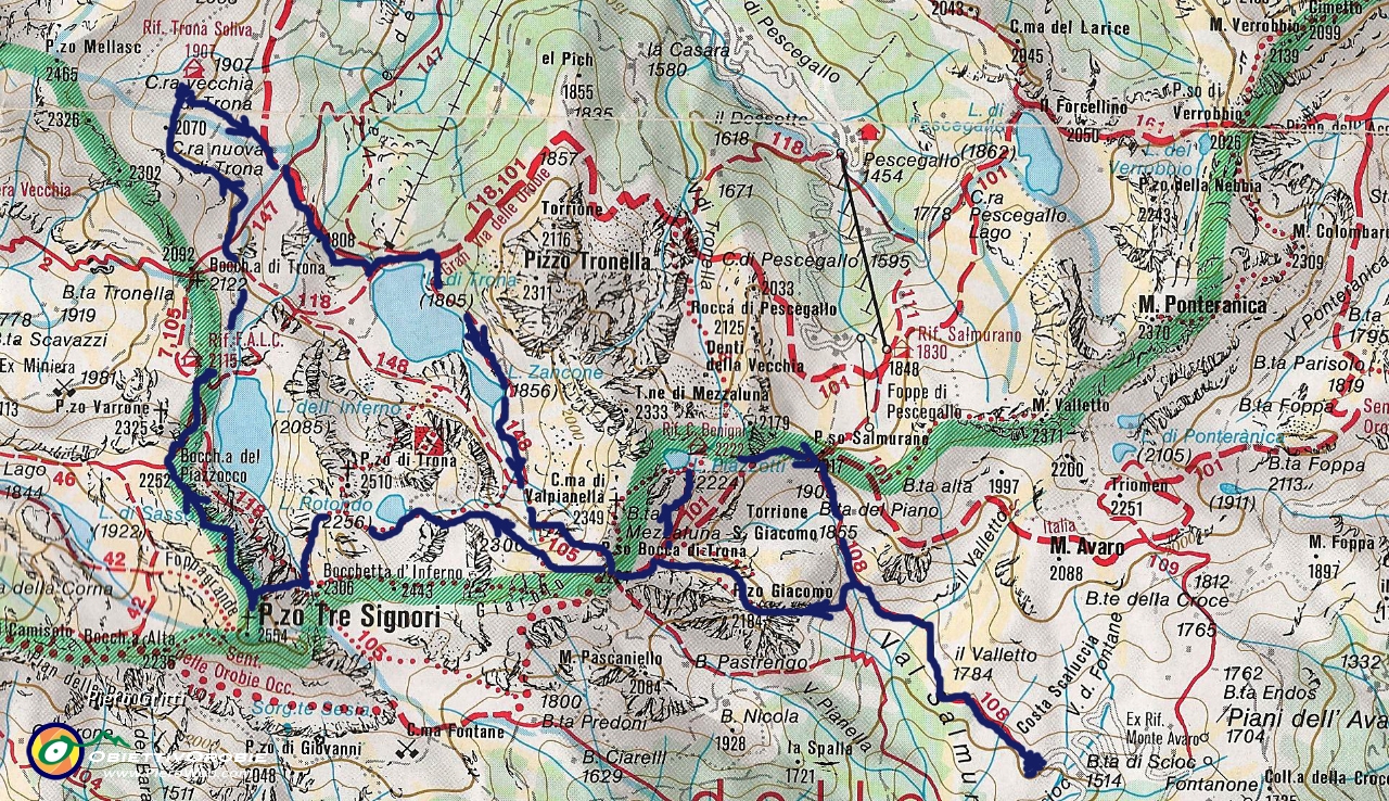 08 Oggi Laghi di Trona e Zancone, Rif. Benigni e giù alla curva degli Scioccc....jpg